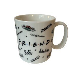 Friends TV Show Ceramic Mug With Iconic Quotes 4" High Dishwasher & Microwave Sa